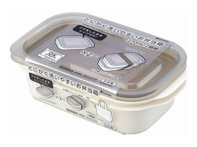 キャンドゥのとにかく洗いやすいお弁当箱 270ml（110円）の商品画像