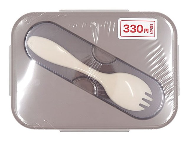 キャンドゥの弁当箱（スプーン付）（330円）の商品画像