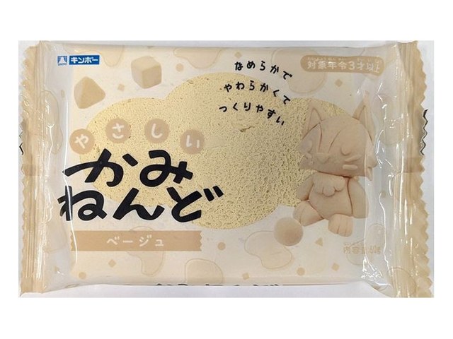 キャンドゥの銀鳥 やさしい紙粘土 ベージュ 60G(110円)の商品画像