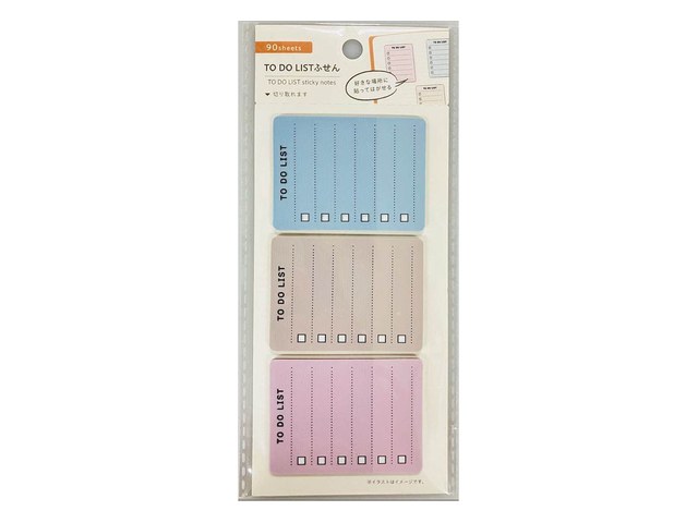 キャンドゥのToDo LIST ふせん 90枚（110円）の商品画像