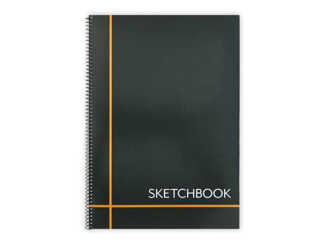 キャンドゥのA4 リングスケッチブック（16枚）（110円）の商品画像