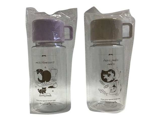 キャンドゥのコップ付ドリンクボトル390ml(110円)の商品画像