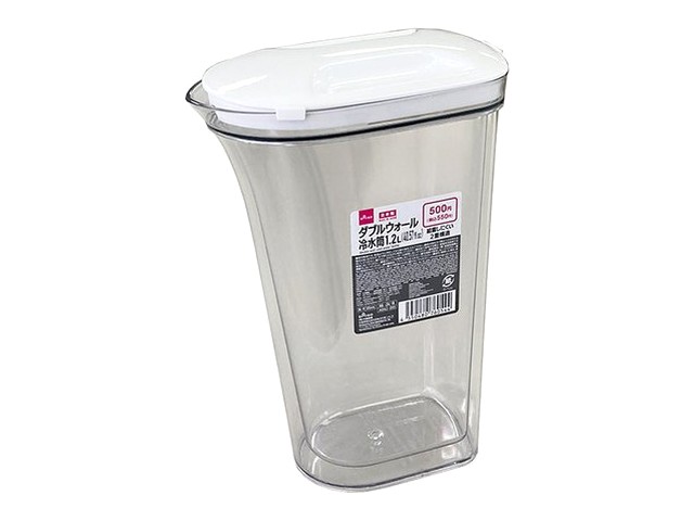 ダイソーのダブルウォール冷水筒(550円)の商品画像