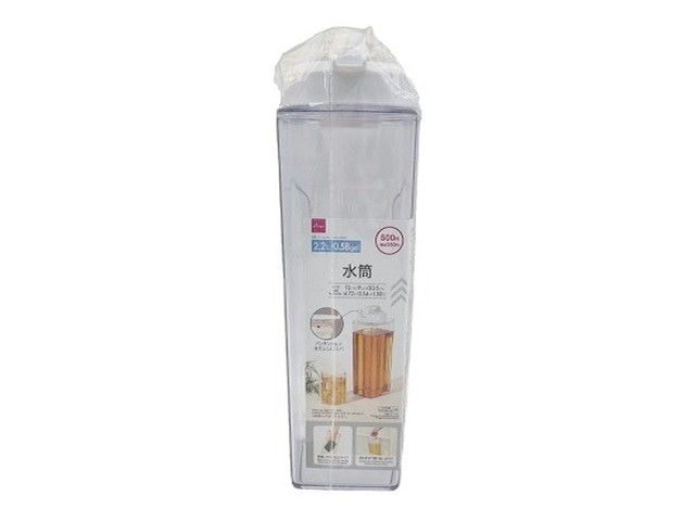 ダイソーの水筒(ホワイト)(550円)の商品画像
