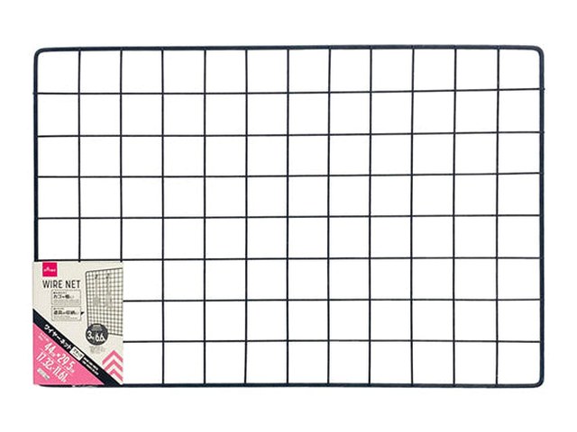 ダイソーのワイヤーネット ブラック 44×29.5cm(110円)の商品画像
