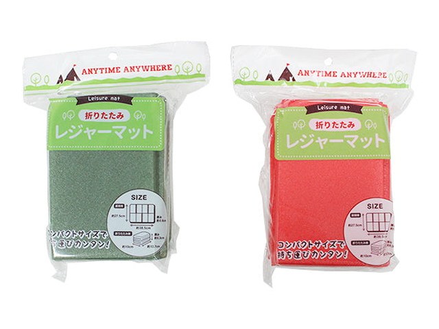ワッツの折りたたみレジャーマット 1人用(110円)の商品画像